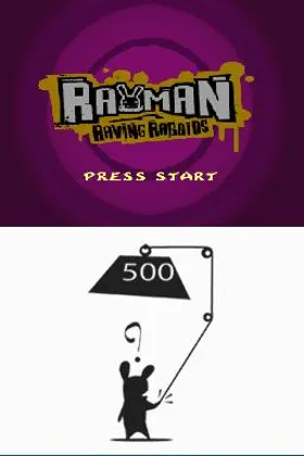 Rayman - Raving Rabbids (Europe) (En,Fr,De,Es,It,Nl) screen shot title